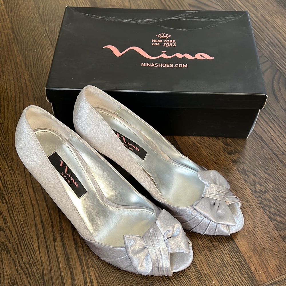 Nina Silver Heels
